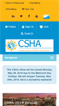 Mobile Screenshot of csha.org